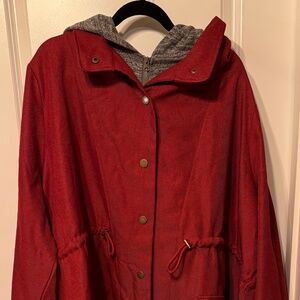 BloomChic Barn Coat Shacket Utility Jacket Size US 28